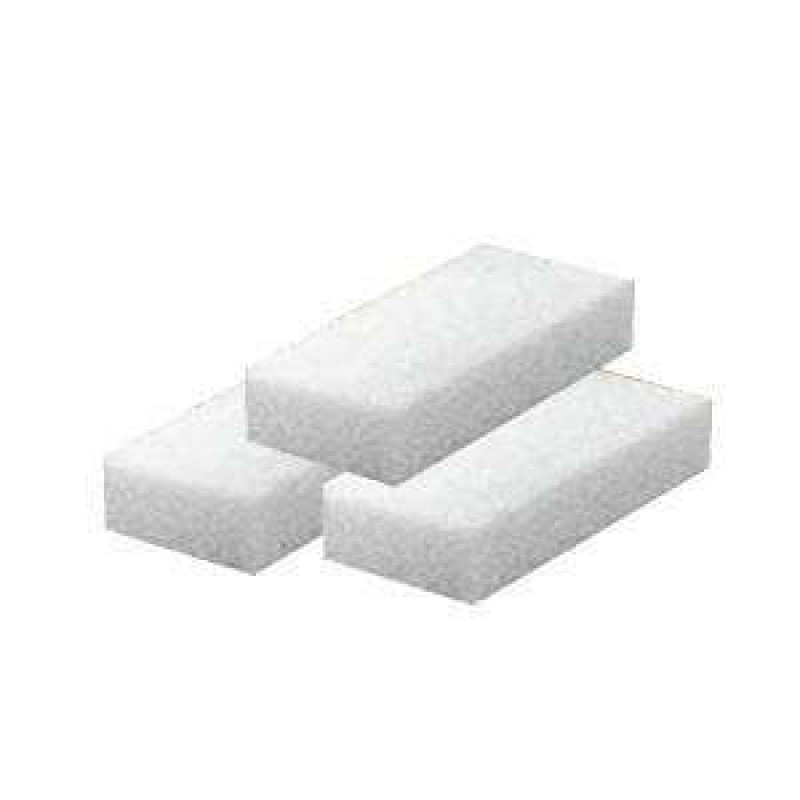 Cre8tion Disposable Short Pumice Sponge, 28006, WHITE, 100 pcs/box BB